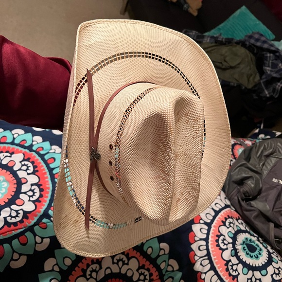 Ariat Accessories Mens 7 8 Ariat Straw Cowboy Hat Poshmark